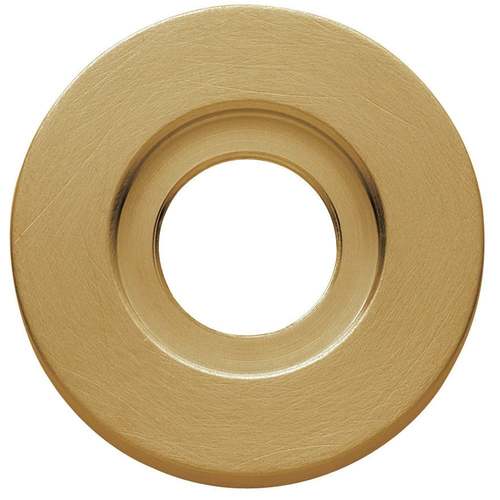 Dummy Pair 1-3/4" Rose Satin Brass With Brown Finish