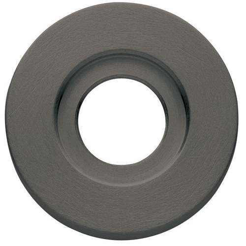 Single 1-3/4" Passage Rose Satin Black Finish