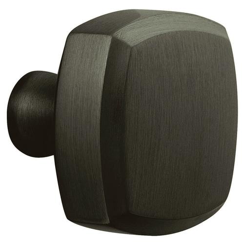 Single 5011 Knob Less Rose Satin Black Finish