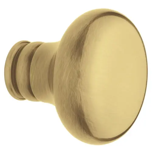 Single 5015 Knob Less Rose Satin Brass With Brown Finish