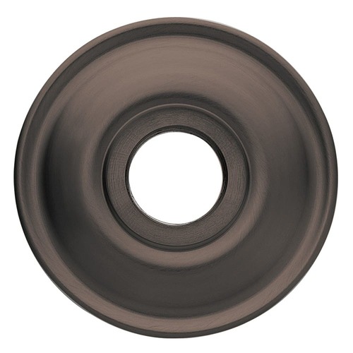 Single 2-1/4" Passage Rose Satin Black Finish