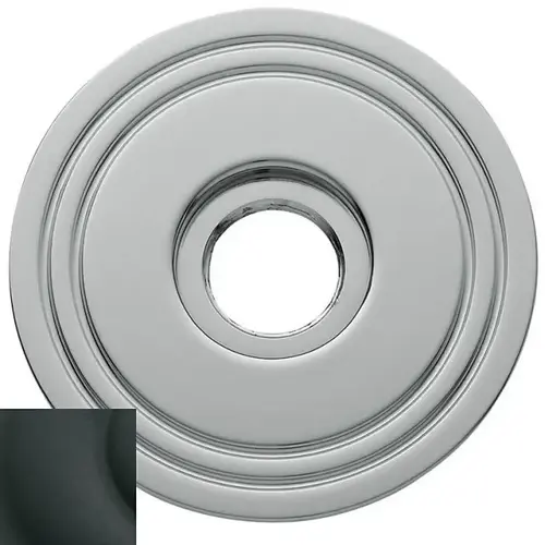 Single Dummy 2-5/8" Grooved Rose Satin Black Finish