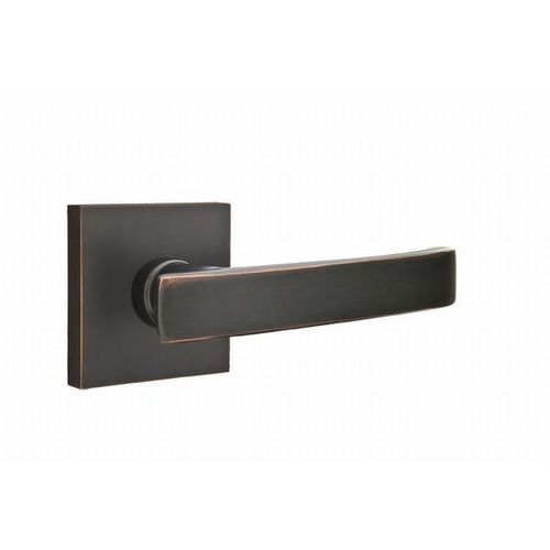 Geneva Lever Right Hand Passage with Square Rose Oil Rubbed Bronze Finish