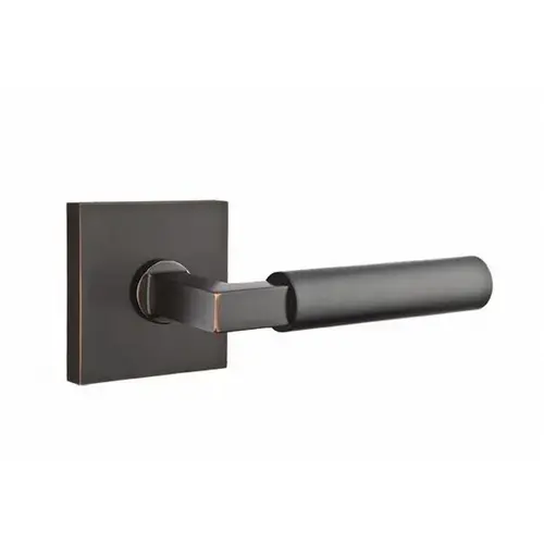 Hercules Lever Right Hand Passage with Square Rose Oil Rubbed Bronze Finish