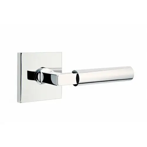 Hercules Lever Left Hand Passage with Square Rose Bright Chrome Finish