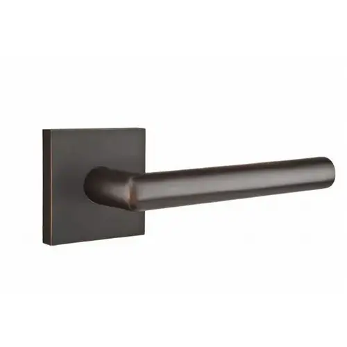 Stuttgart Lever Left Hand Passage with Square Rose Oil Rubbed Bronze Finish