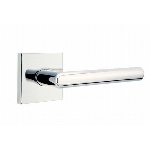 Stuttgart Lever Right Hand Passage with Square Rose Bright Chrome Finish