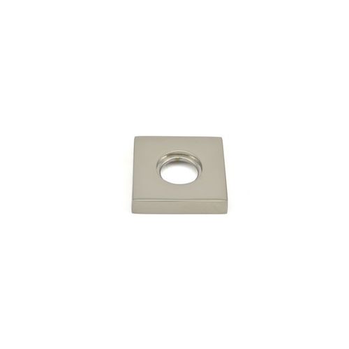 2" Square Passage Rose Lifetime Bright Nickel Finish Pair