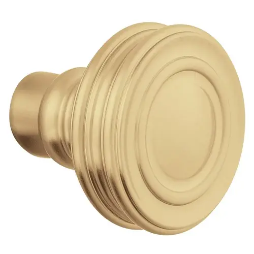 Single 5066 Knob Less Rose Satin Brass With Brown Finish