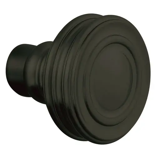 Single 5066 Knob Less Rose Satin Black Finish