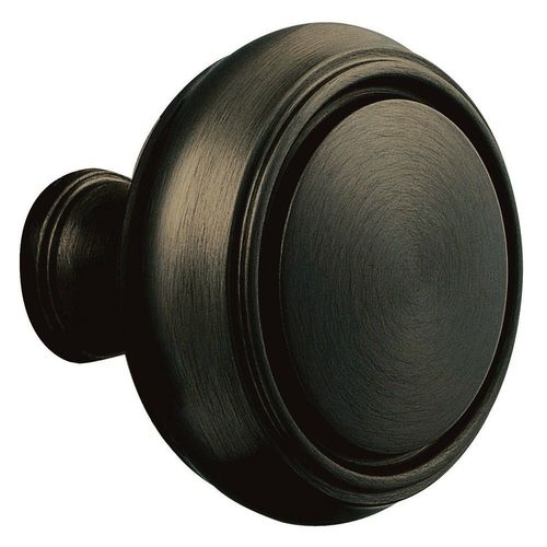 Single 5068 Knob Less Rose Satin Black Finish