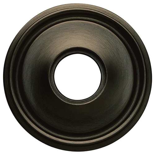 Dummy Pair 2-5/8" Grooved Rose Satin Black Finish