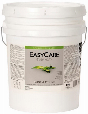 TRUE VALUE MFG COMPANY EVDSGD-5G Everyday Acrylic Interior Paint, Semi-Gloss Medium Base, 5 Gallon