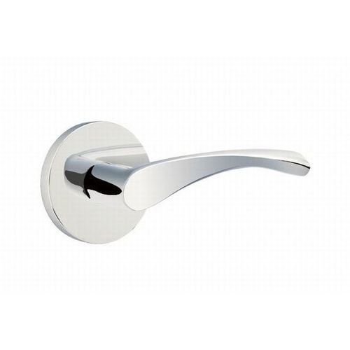 Triton Lever Right Hand Passage with Disk Rose Bright Chrome Finish