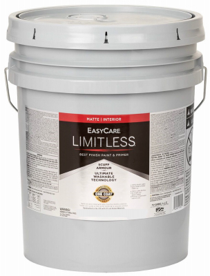 TRUE VALUE MFG COMPANY LLIMM-5G Limitless Interior Paint & Primer, Medium Base Matte Acrylic Latex, 5 Gallons