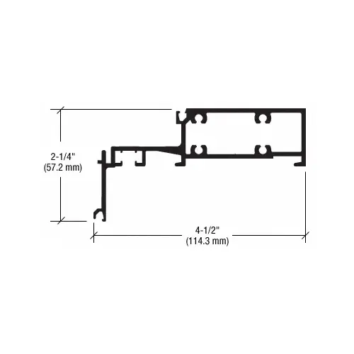 CRLU.S. Aluminum RW43371 Horizontal 21/4" x 41/2", Custom Paint 24