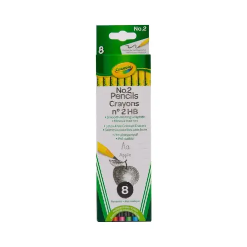 CRAYOLA 68-2029 #2 Pencil, 8-Ct.