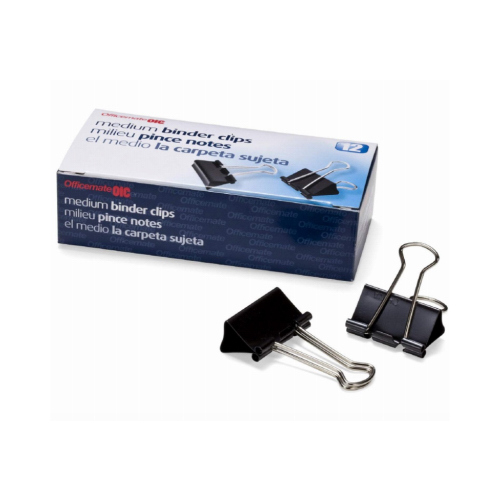 Binder Clips, Medium, 12-Pk.