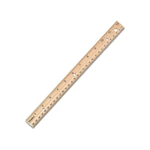 12 In. Wood Ruler