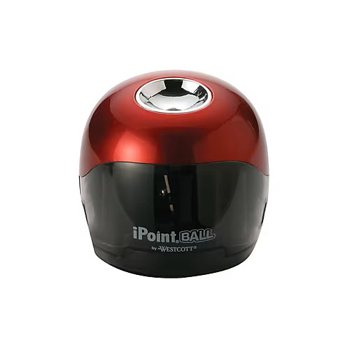 Pencil Sharpener, Black/Red, Battery Operated