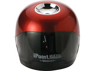 Staples ACM15570 Pencil Sharpener, Black/Red, Battery Operated