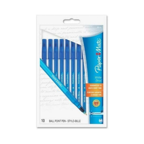 NEWELL BRANDS DISTRIBUTION LLC 9313499C Write Bros Pens, Blue Ink  pack of 10