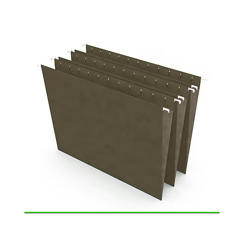 Staples 521229 Letter-size Folders, Green  pack of 25