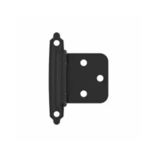 Cabinet Hinge, Variable Offset, Flat Black - pack of 10