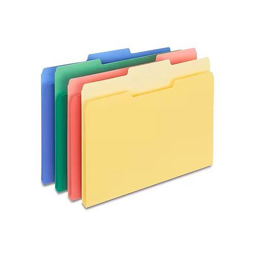 File Folders, Assorted Colors  pack of 24