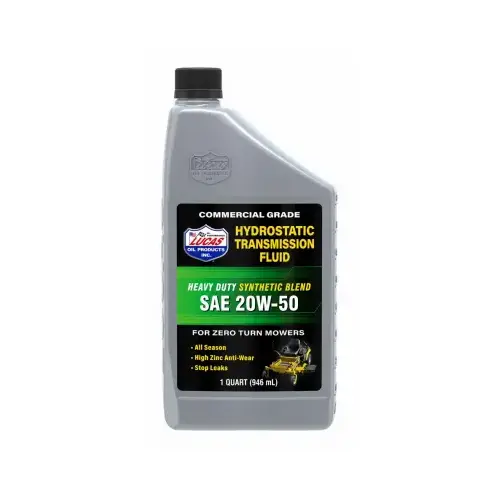 Hydrostatic Transmission Fluid, Synthetic, SAE 20W-5, Qt.