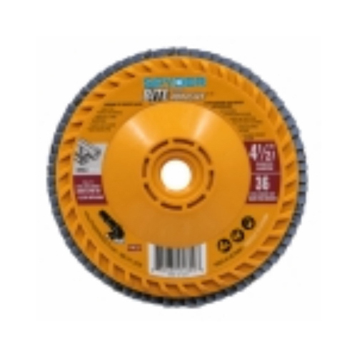 Ceramic Flap Disc, 36 Grit, 4-1/2 In.