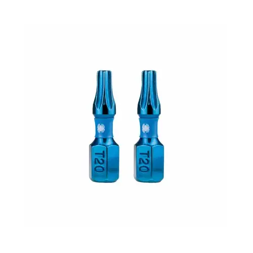 T20 Torx Impact Driver Bits, 1 In., 2-Pk.