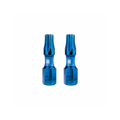 T25 Torx Impact Driver Bits, 1 In., 2-Pk.