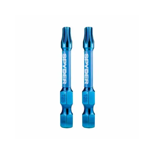 T25 Torx Impact Driver Bits, 2 In., 2-Pk.