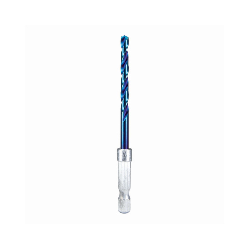 Mach-Blue Impact Twist Drill Bit, 11/64 In.