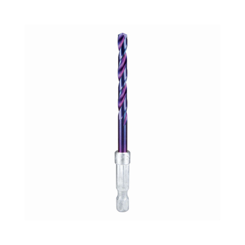 Mach-Blue Impact Twist Drill Bit, 3/16 In.