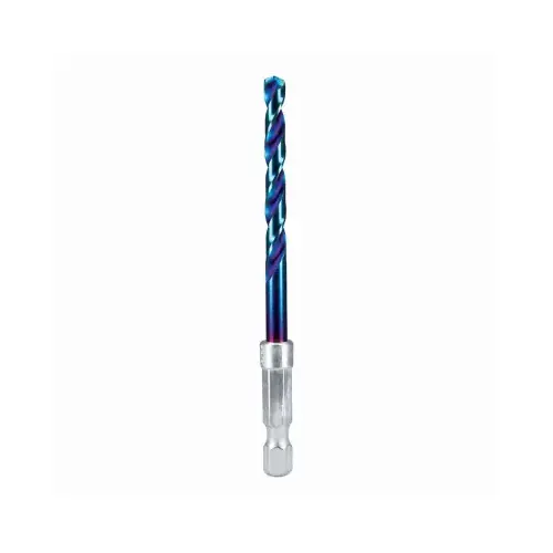 Mach-Blue Impact Twist Drill Bit, 13/64 In.