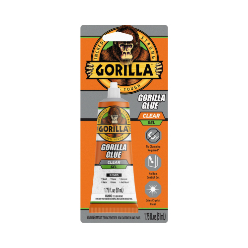 GORILLA GLUE 113455 Clear Glue High Strength Clear 1.75 oz Clear