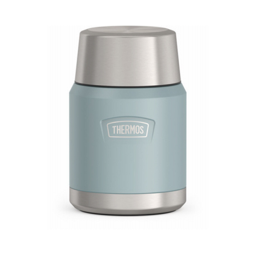 Thermos, LLC IS3002GC4 Insulated Food Jar & Spoon, Stainless Steel, Glacier Color, 16 oz.