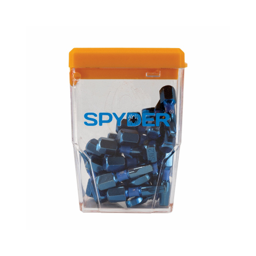 SQ2 Mach-Blue Square Impact Driver Bits, 1 In., 25-Pk. Case