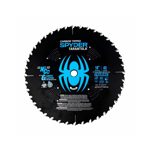 Tarantula General Purpose Circular Saw Blade, 40-Tooth, 10 In.