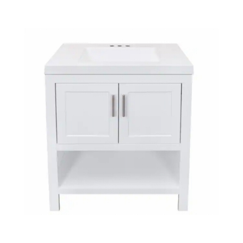 Royal Cabinets 80-8114-0-1611 Serenity Bathroom Vanity, White, 30 In.