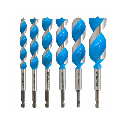 6-Pc. Stinger Spade Woodboring Drill Bit Set