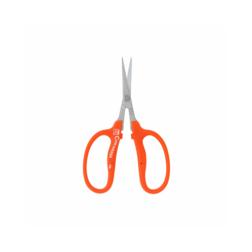 Garden Scissors, Curved Blade, Fluorine Coated Stainless Steel