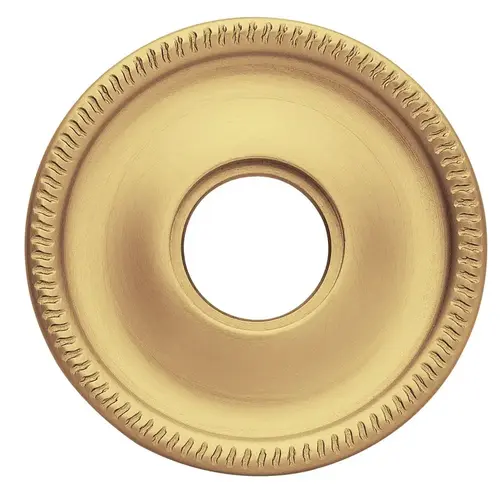 2-5/8" Privacy Rose Vintage Brass Finish Pair