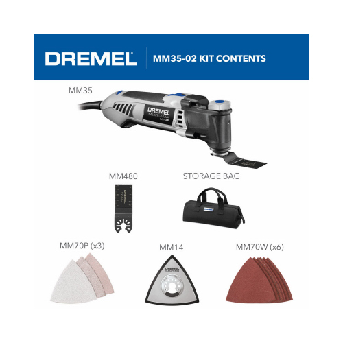 Dremel MM35-02 Multi-Max Oscillating Tool Kit