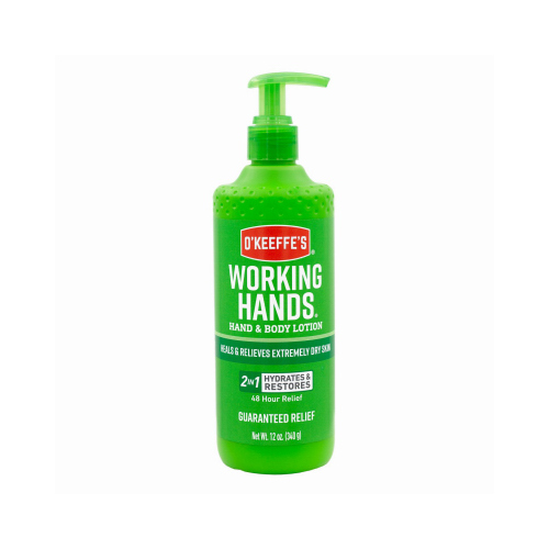 GORILLA GLUE 115760 Working Hands Hand and Body Lotion, 12 oz. Pump