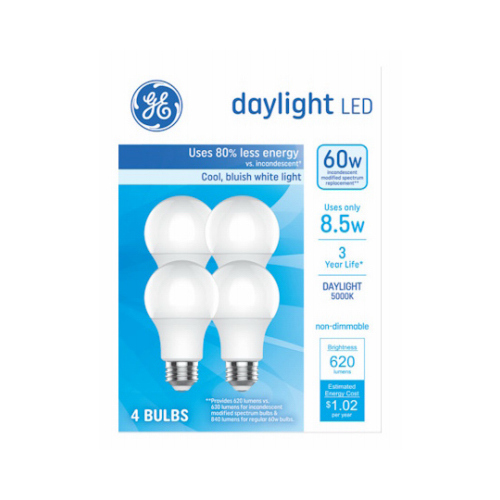 8.5W 5000K Bulb - pack of 4