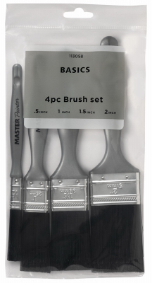 TRUE VALUE APPLICATORS 20144TV MP 4PC Poly Paint Brush