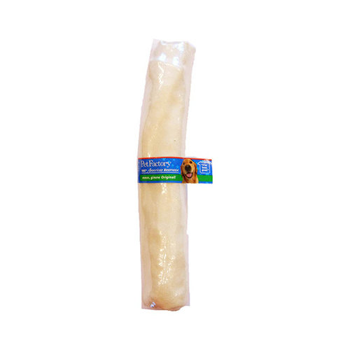 PET FACTORY INC 79826 Dog Treats, American Beefhide Heavy Weight Retriever Roll, 12-In.